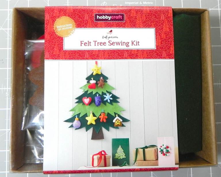 image for Felt Christmas Tree Sewing Kit HobbyCraft £7