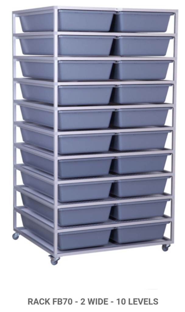 Alu racks snake rack 20x fb70 tubs