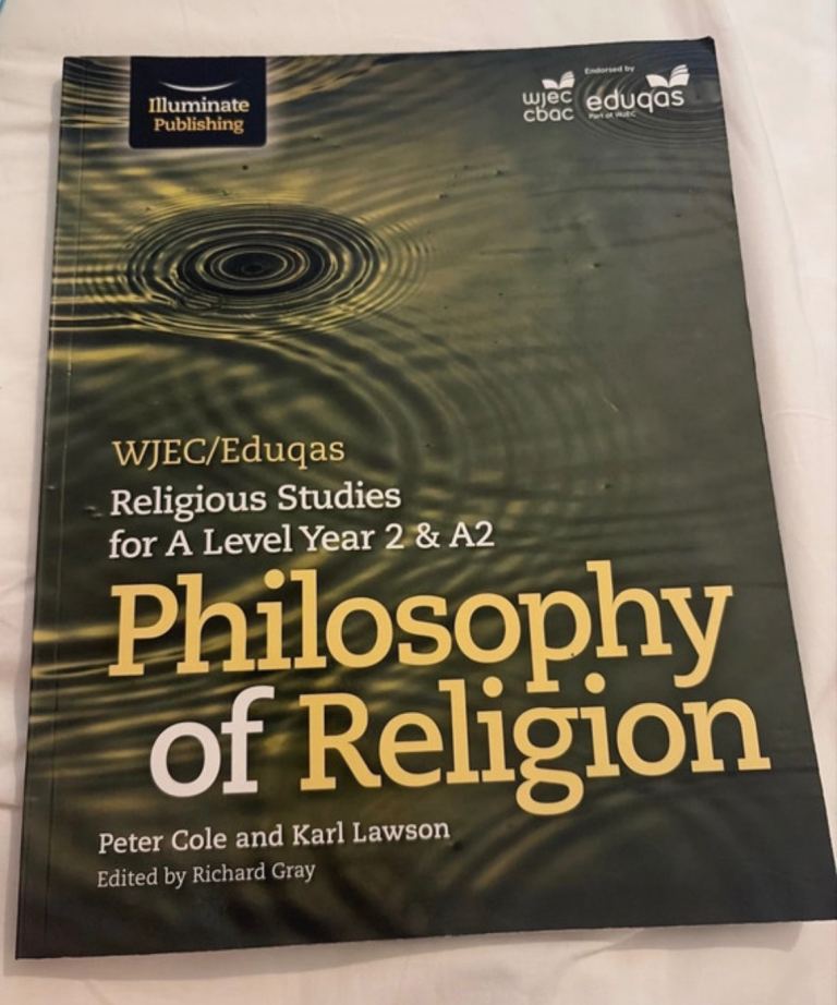 WJEC/Eduqas philosophy of religion textbook