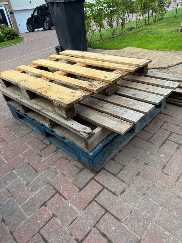 Used Wooden Pallets - Good Condition for Garden or DIY Projects