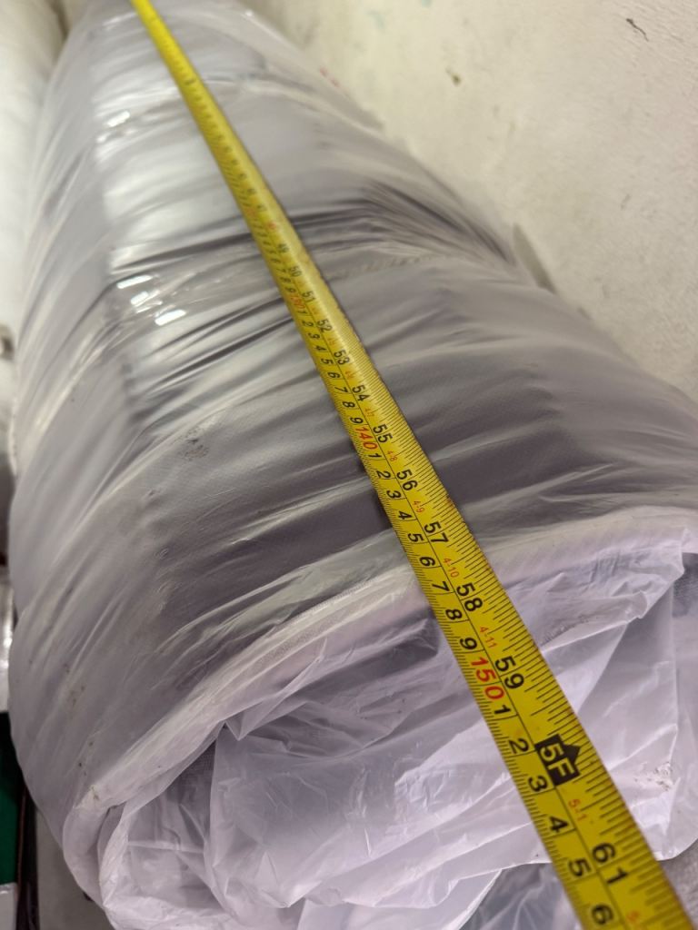 King size rolled unbranded mattress 150cm Wide new 