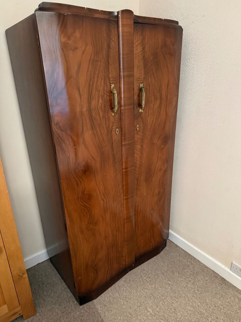 Vintage Art Deco Wardrobe / Armoire – Shrager