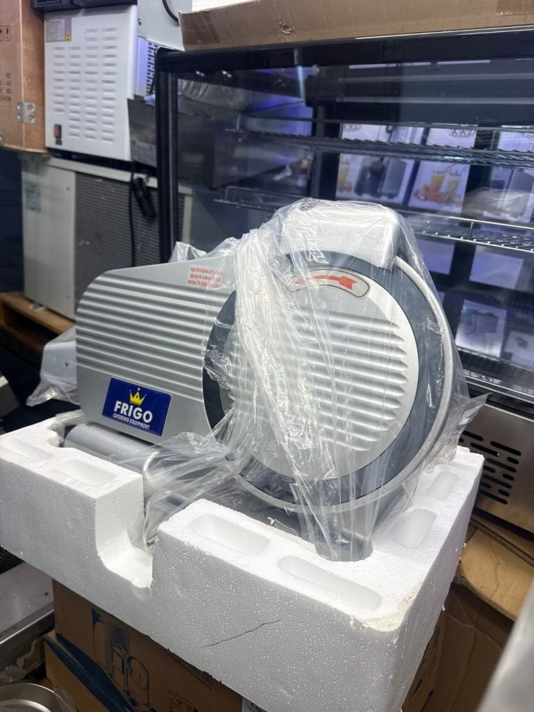 Commercial salami meat slicer brand new top quality cafe shop restaurant 