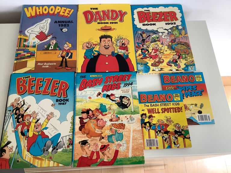Vintage comic annuals
