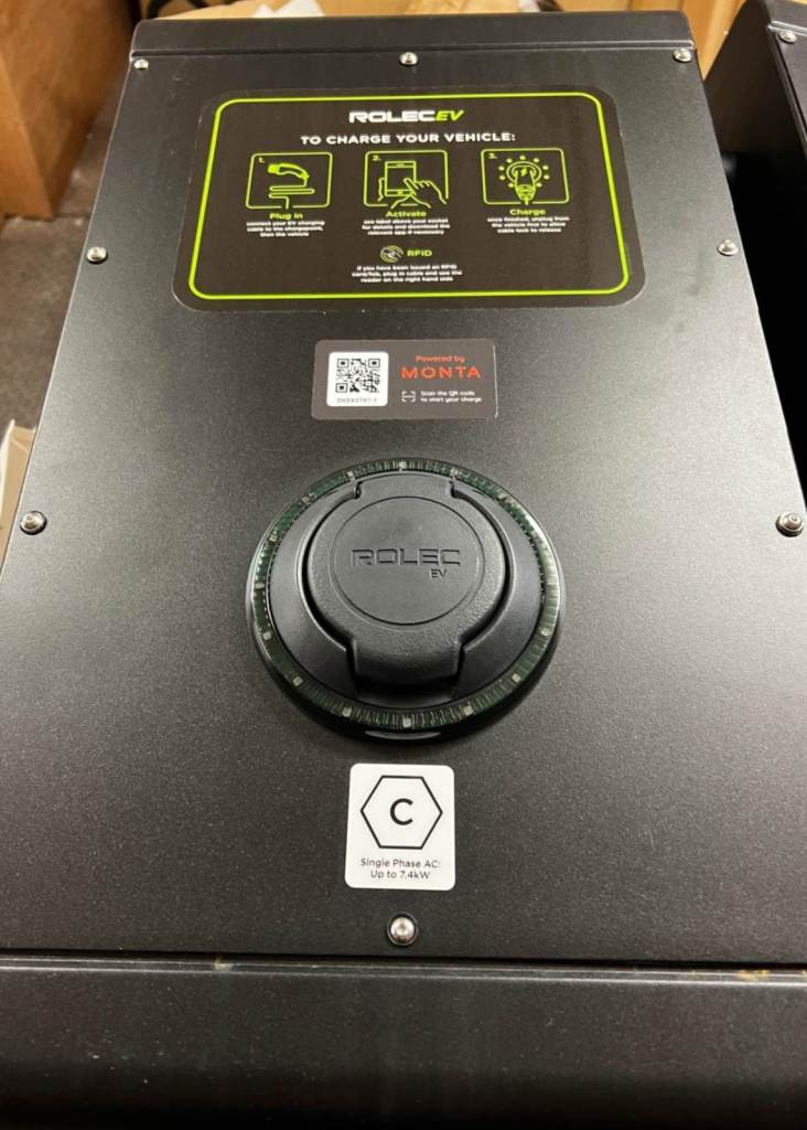 Rolec Securicharge 32Amp 7Kw Heavy Duty EV Electric Vehicle Fast Charger 