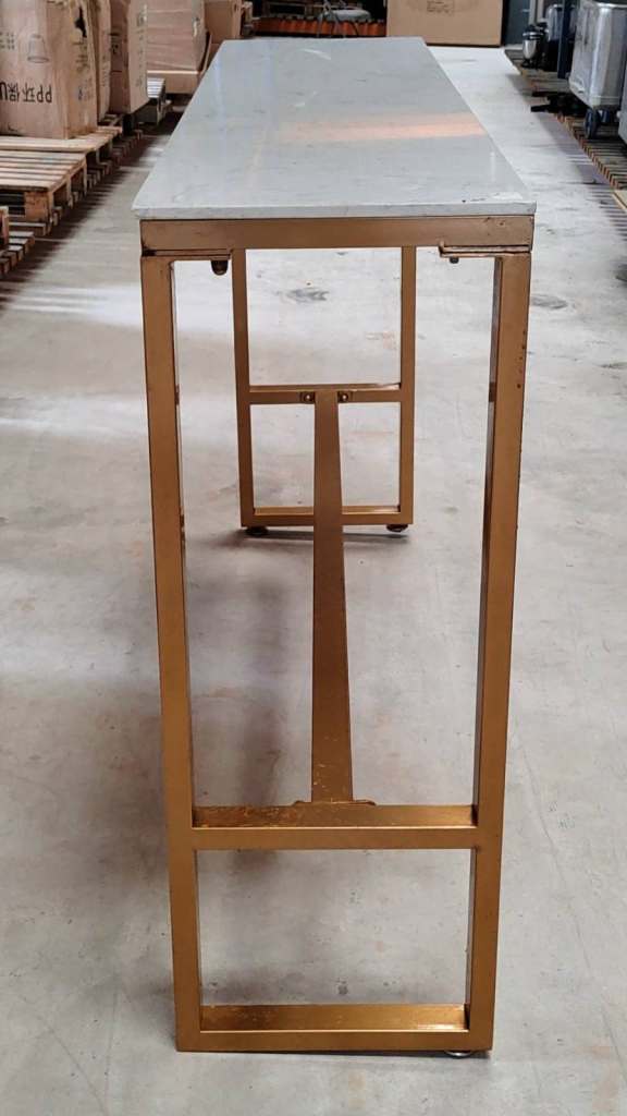 Slate Marble Bar Table Breakfast Dining Table Bistro Cafe Dining Outdoor Balcony