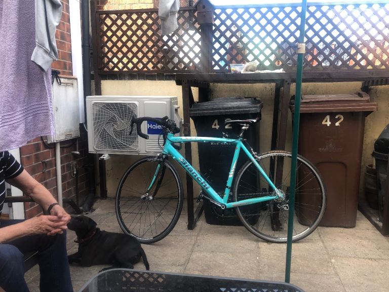 Bianchi Road Bike - Light Blue, Good Condition