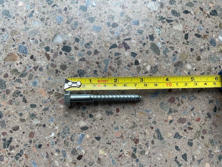 Coach Bolts, 70mm long 13mm Hex Head x 30 Bilts