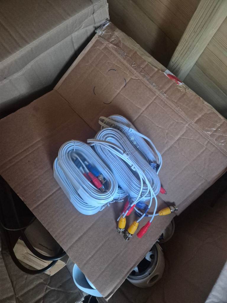 Cctv bnc cables long x5