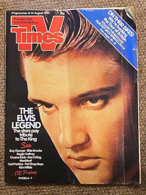 Elvis Magazine: 'TV Times Article' **EX**