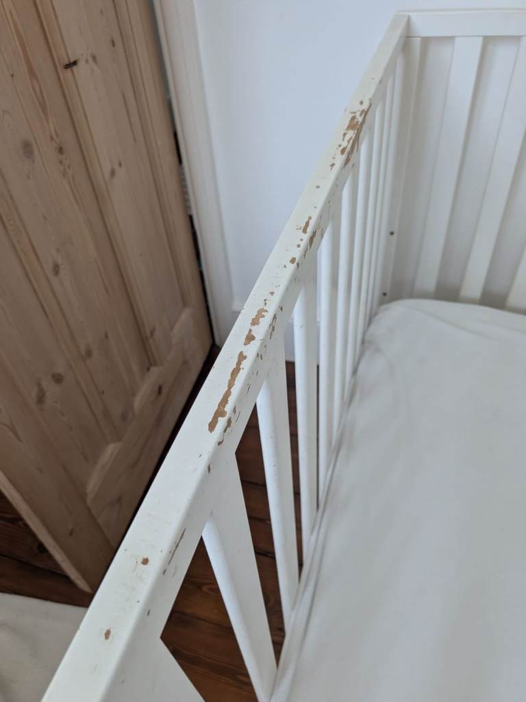 Free Wooden baby cot