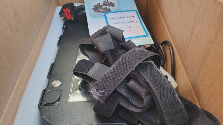 Ebike electric bicycle battery 48V 24amp triangle