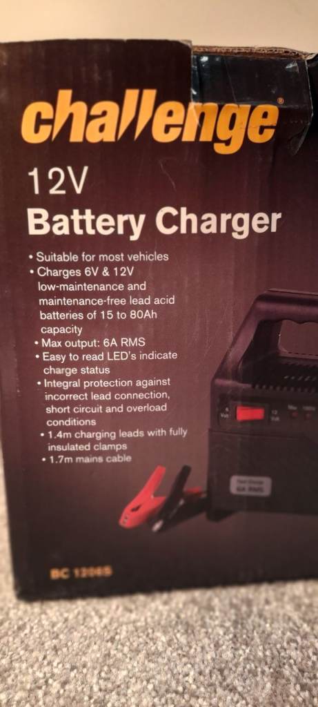 12 volt car battery charger