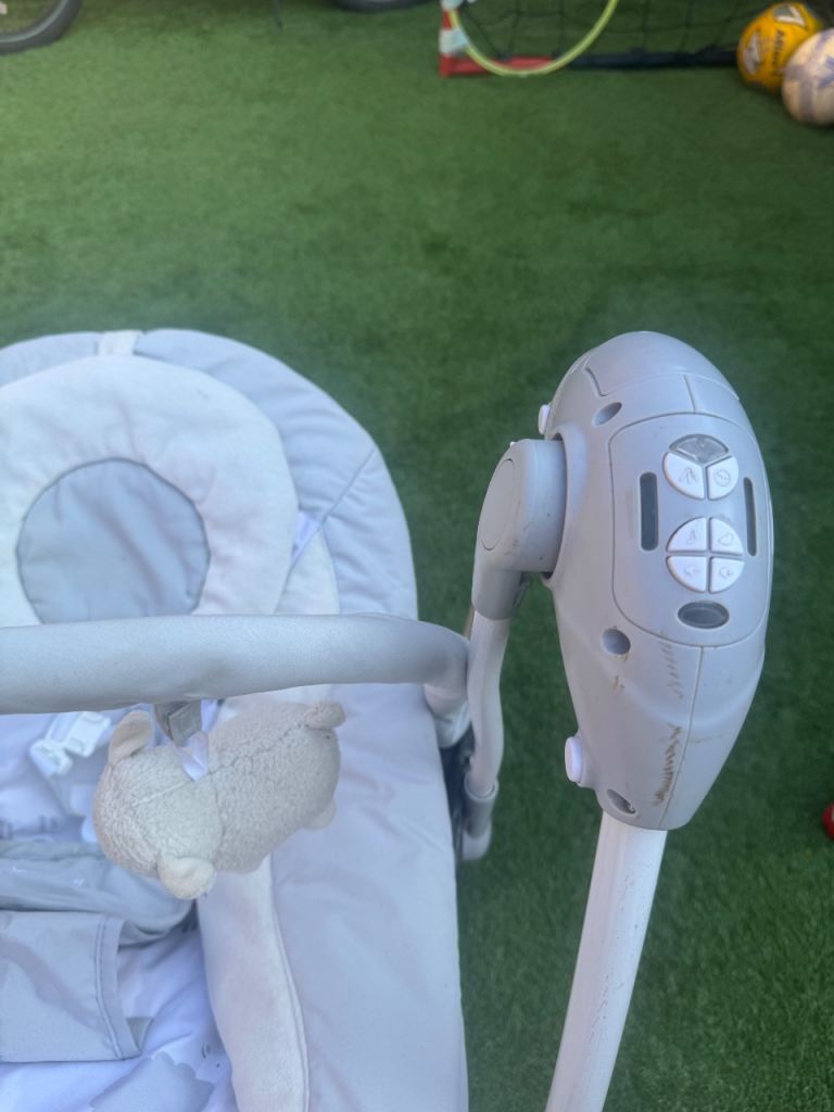Baby Electric Swing/Rocker - Grey, Good Condition