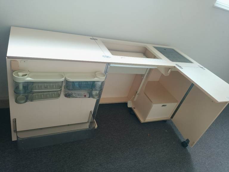 Horn Sewing Cabinet Table  Nova XL - Craft Storage Unit