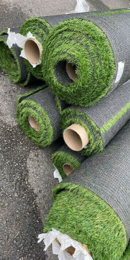 REALISTIC SYNTHETIC LAWN 40mm BUDGET | £10/sqm | CUT TO SIZE