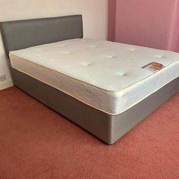 New Dvan Double Bedframe With Drawers & Comfort mattress 