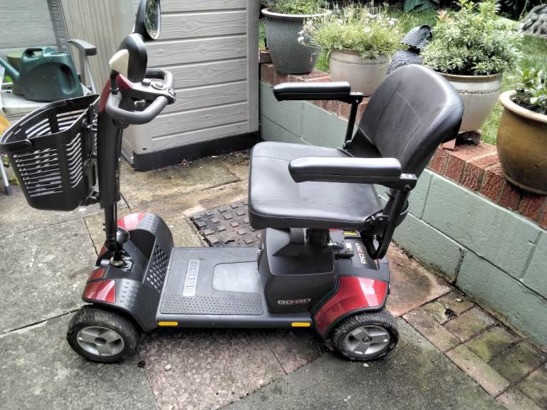 Go-Go Mobility Scooter – Red and Black, Good Working Order
