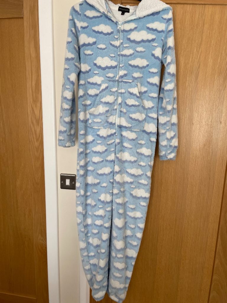 Women’s PrettyLittleThing Blue Onesie Size S
