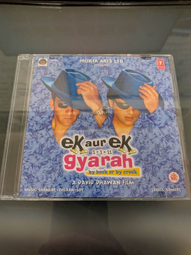 Ek Aur Ek Gyarah Indian Asian Hindi Bollywood Blockbuster Soundtrack Music CD ref 54