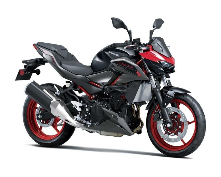 New Kawasaki MOTORCYCLE 2025 Z500 SE SAVE £400 Green Grey Red 