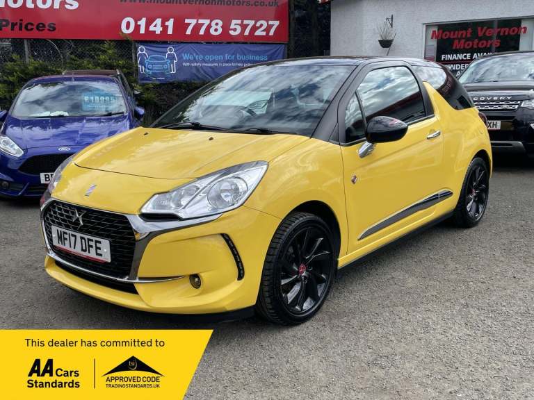 2017 DS Automobiles DS 3 1.6 BlueHDi Performance Line 3dr HATCHBACK DIESEL Manual