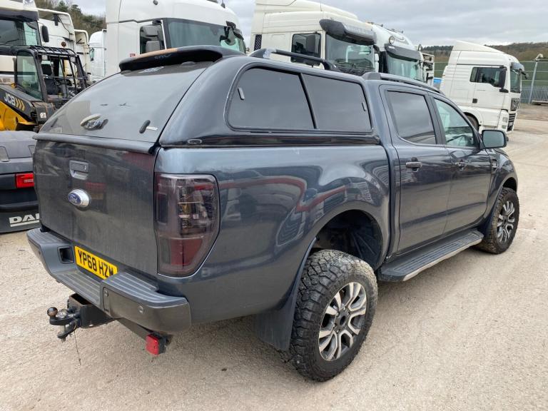 2018 FORD RANGER WILDTRAK DCB TDCI 3.2 TURBO DIESEL AUTO PICK UP DAMAGED SALVAGE
