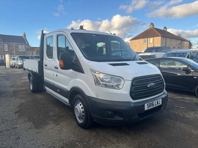 2016 Ford Transit 2.2 TDCi 125ps Double Cab Chassis 350 RWD TIPPER CHASSIS CAB Diesel Manual