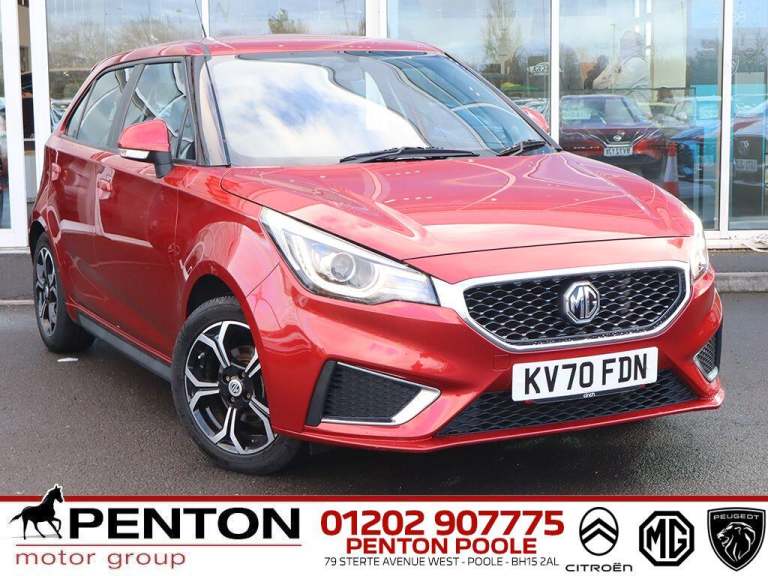 2020 MG MG3 1.5 VTi-TECH Exclusive Euro 6 (s/s) 5dr HATCHBACK Petrol Manual