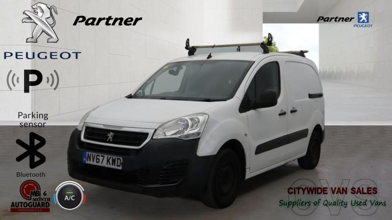 2018 Peugeot Partner 850 1.6 BlueHDi 100 Professional Van [non SS] PANEL VAN Diesel Manual