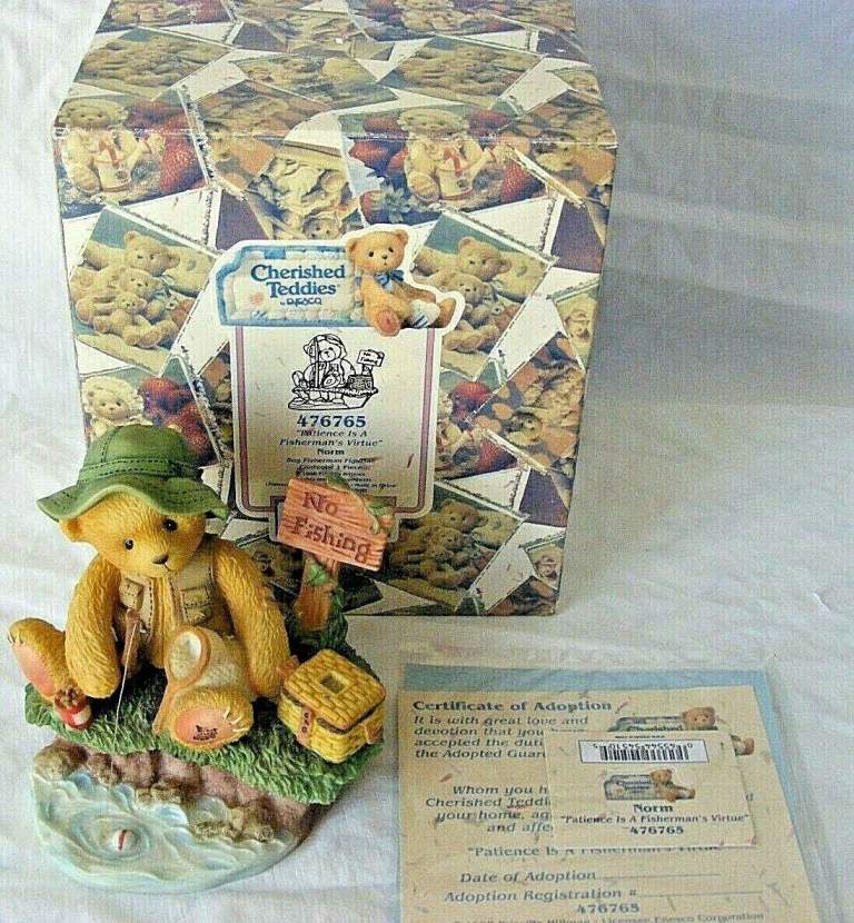 Cherished Teddie Norm or Norman Boxed With Certificate