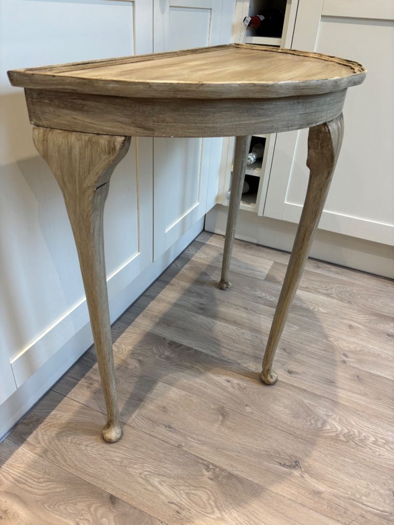 Half moon console table
