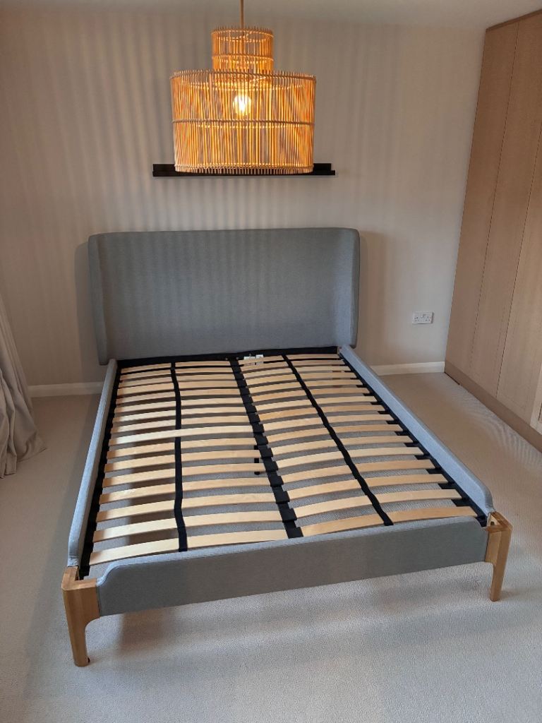 King Sized bed frame with headboard