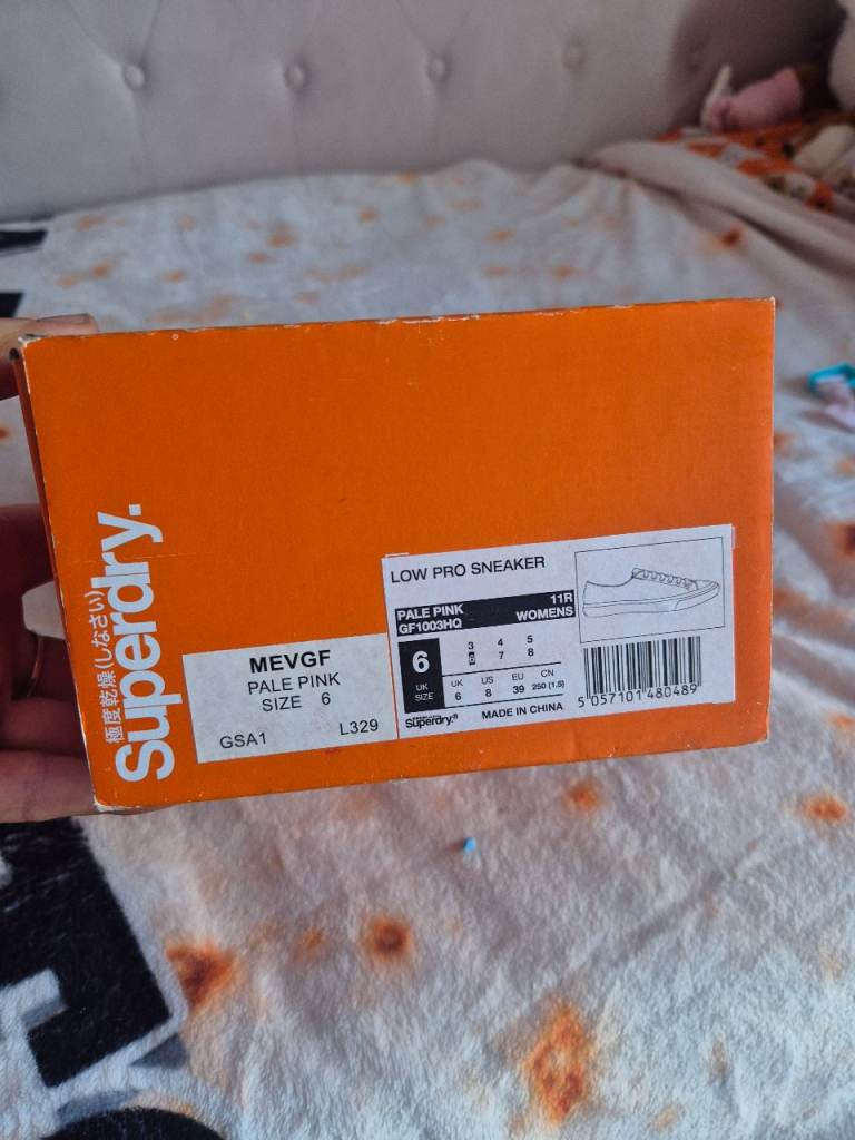 Superdry pink low pro sneakers