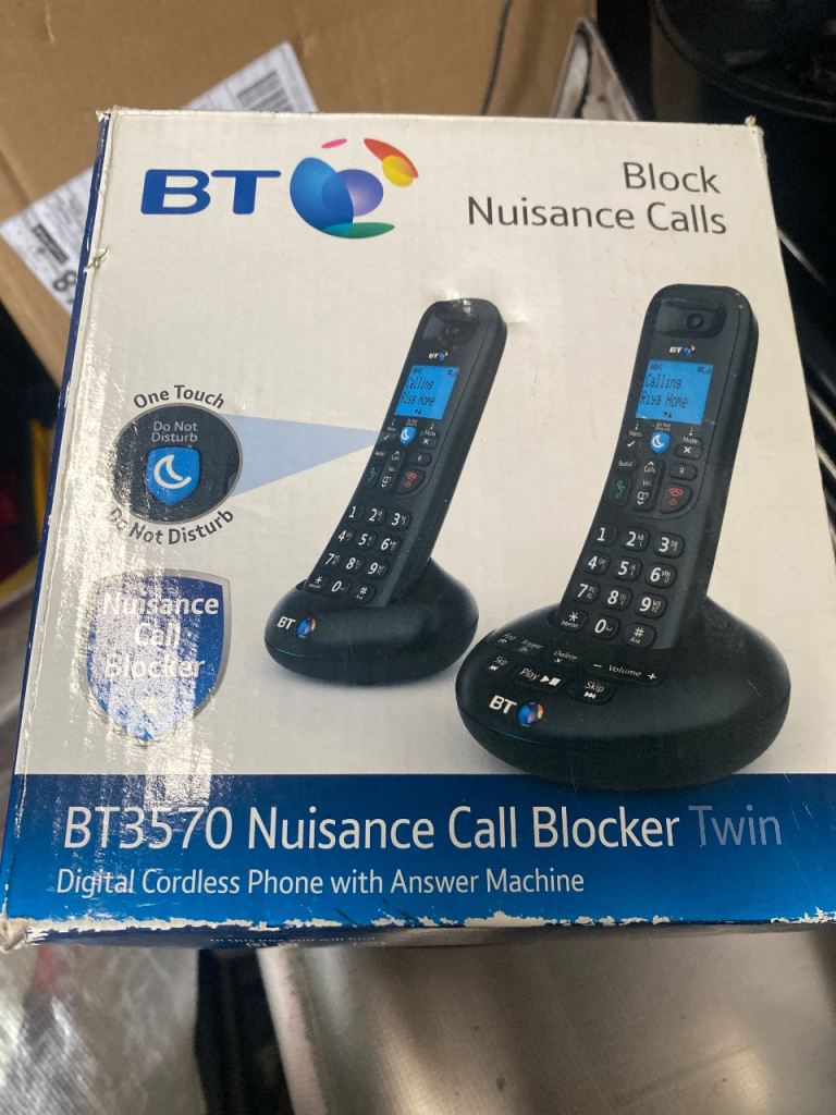 BT3570 Nuisance Call Blocker Twin Digital Cordless Phone with Answer Machine