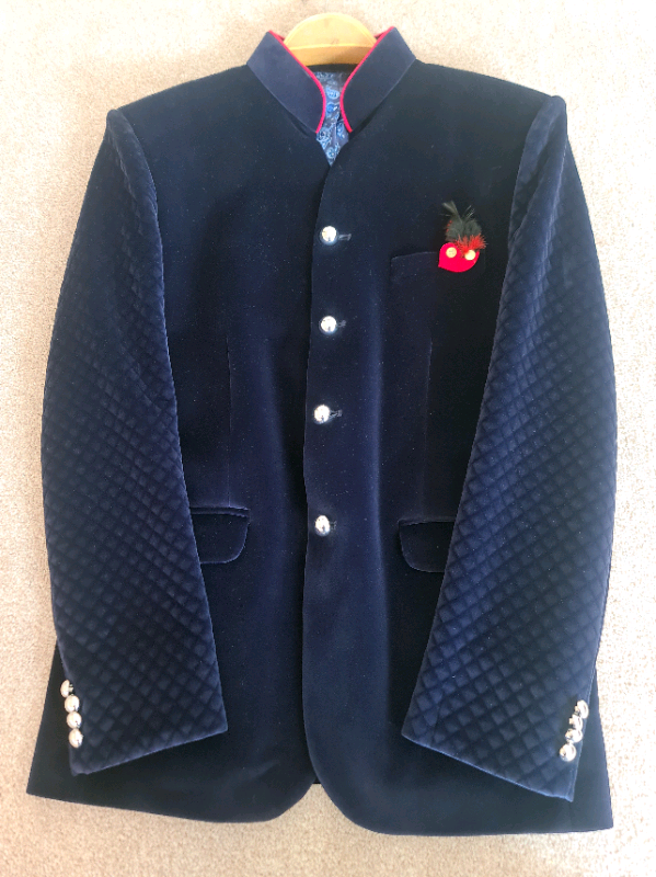 SHERWANI Mens Navy Blue
