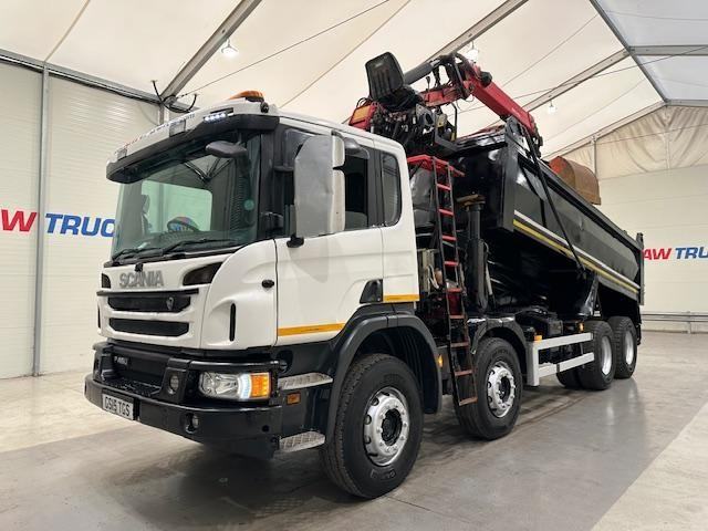 Scania P450 8x4 Steel Tipper Grab Manual