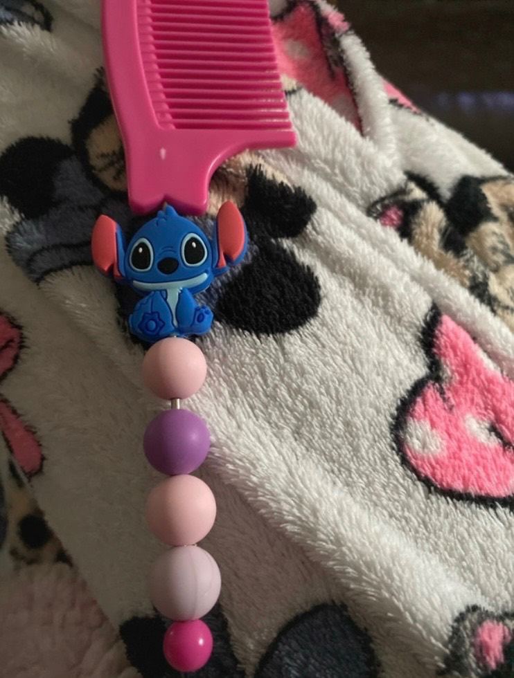 Stitch Hair Comb – Pink, As Good As New