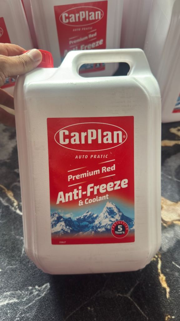 CarPlan Premium Red AntiFreeze & Coolant 5 years of protection