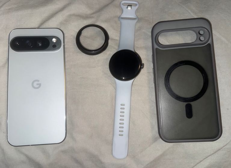 Basically new Google pixel 9 pro xl and pixel watch 2 bundle 