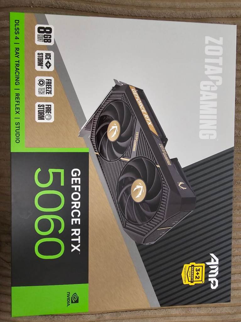 Rtx 5060 WITH 5yr FACTORY WARRANTY, SEALED