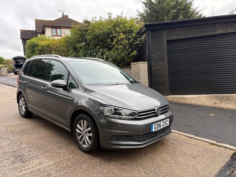 2016 VW TOURAN 1.6 DIESEL, £30 TAX, 10 MONTHS MOT, FULL SERVICE HISTORY, 7 SEATER