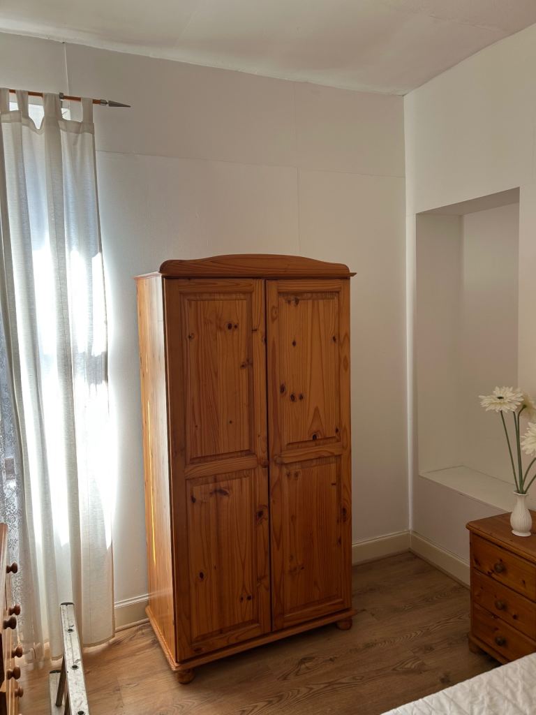 Pine double wardrobe 