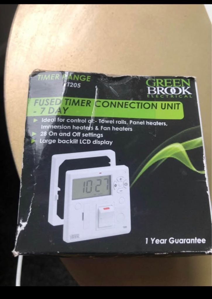 Greenbroke fused heating timer 