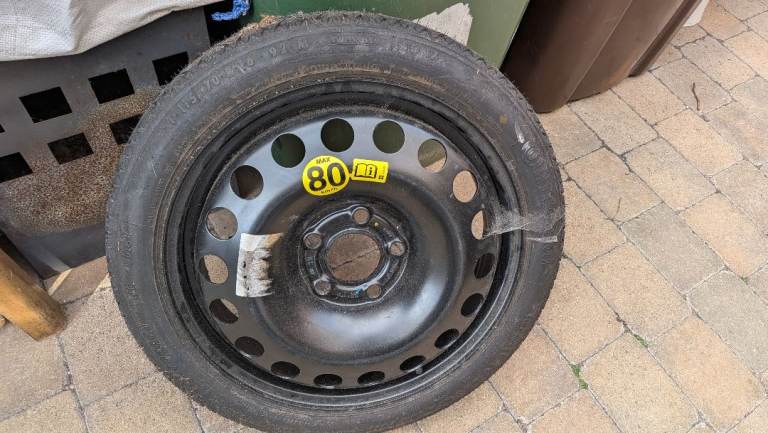 GM 16" Space Saver Spare Wheel and Tyre 2160115 (Vauxhall Corsa/Astra/Vectra etc)