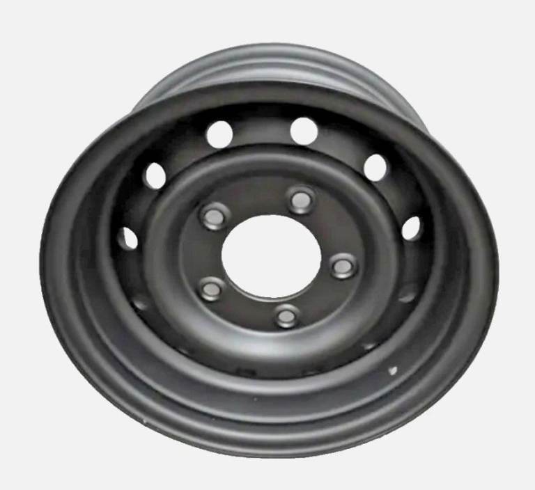 16" Black Steel Wheel Rim – 5 Stud – 16x6.1x2JJ – 4mm Offset – DOT 24/09