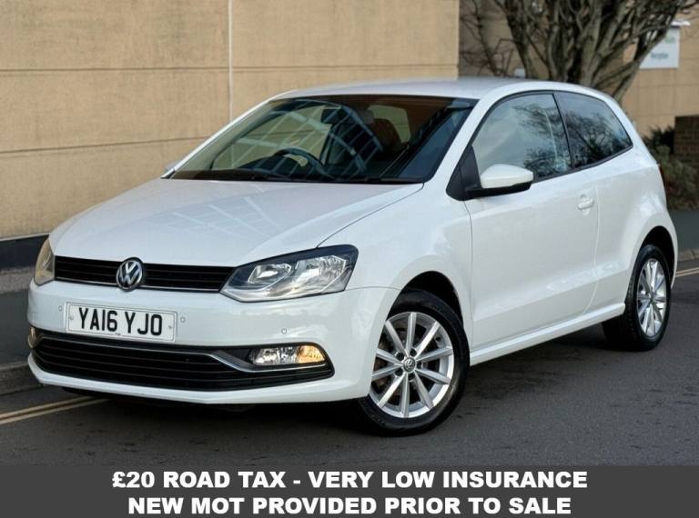 2016 Volkswagen Polo 1.0 BlueMotion Tech Match Hatchback 3dr Petrol Manual Euro 6 (s/s) (60 ps) H...