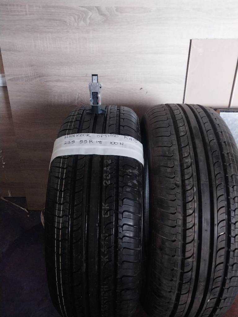 Part Worn Tyres - Set of 2 Hankook Optimo K415 235 55R 18