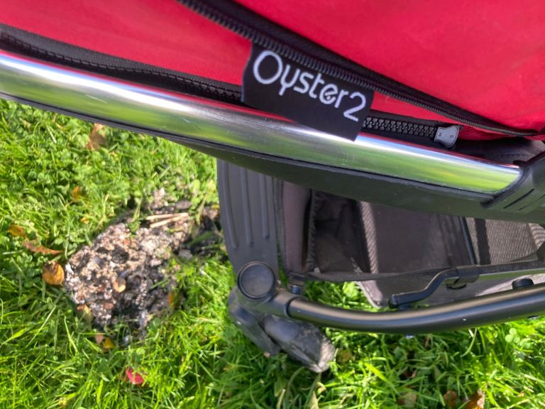 Oyster 2 Stroller Red Hood Canopy - Good Condition | in Dungannon ...