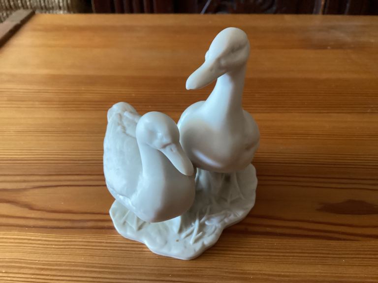 Kaiser Porcelain Geese, Model 483, for sale.